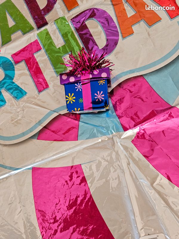 Ballon hélium forme bonbon pour anniversaire (image 2)