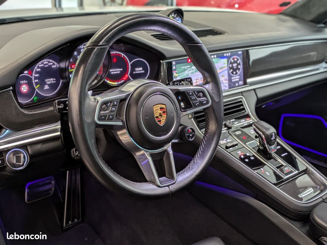 PORSCHE PANAMERA Turbo S 4.0 V8 680cv PDK Hybrid Sport Turismo / Blanc Carrara / 53000? D'options (image 8)