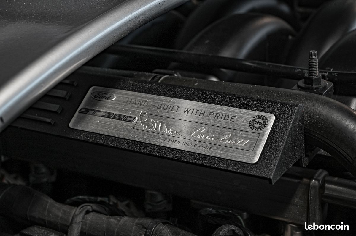 FORD MUSTANG SHELBY GT350 V8 5.2 533 BVM Track Pack / PPF / SYNC 3 / Sièges Confort / KeyLess / Caméra / Track Apps / SHAKER / MagneRide (image 15)