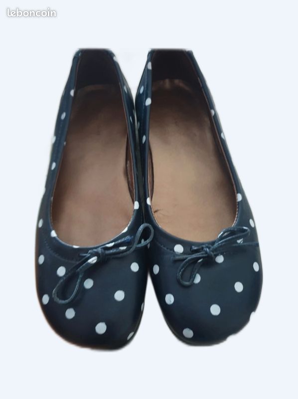 Ballerines marine et blanc (image 1)