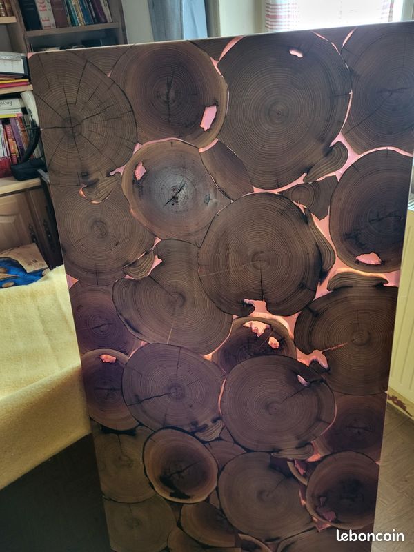 Table basse bois et résine (image 5)