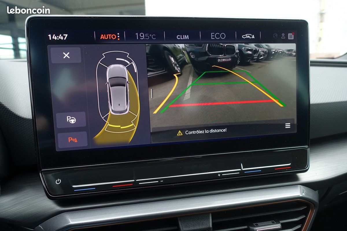 Cupra Leon FR e-hybride Dsg 204ch Sièges sport/Digital cockpit/Grd Gps/Carplay/Caméra/Pack ambiance/Régulateur/1°Main/Garantie 12 Mois (image 12)