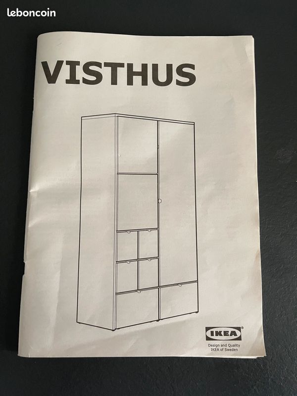 Armoire -penderie VISTHUS IKEA (image 4)