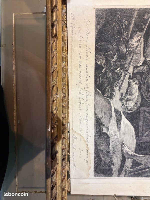 Estampe l’adoration des bergers (image 3)