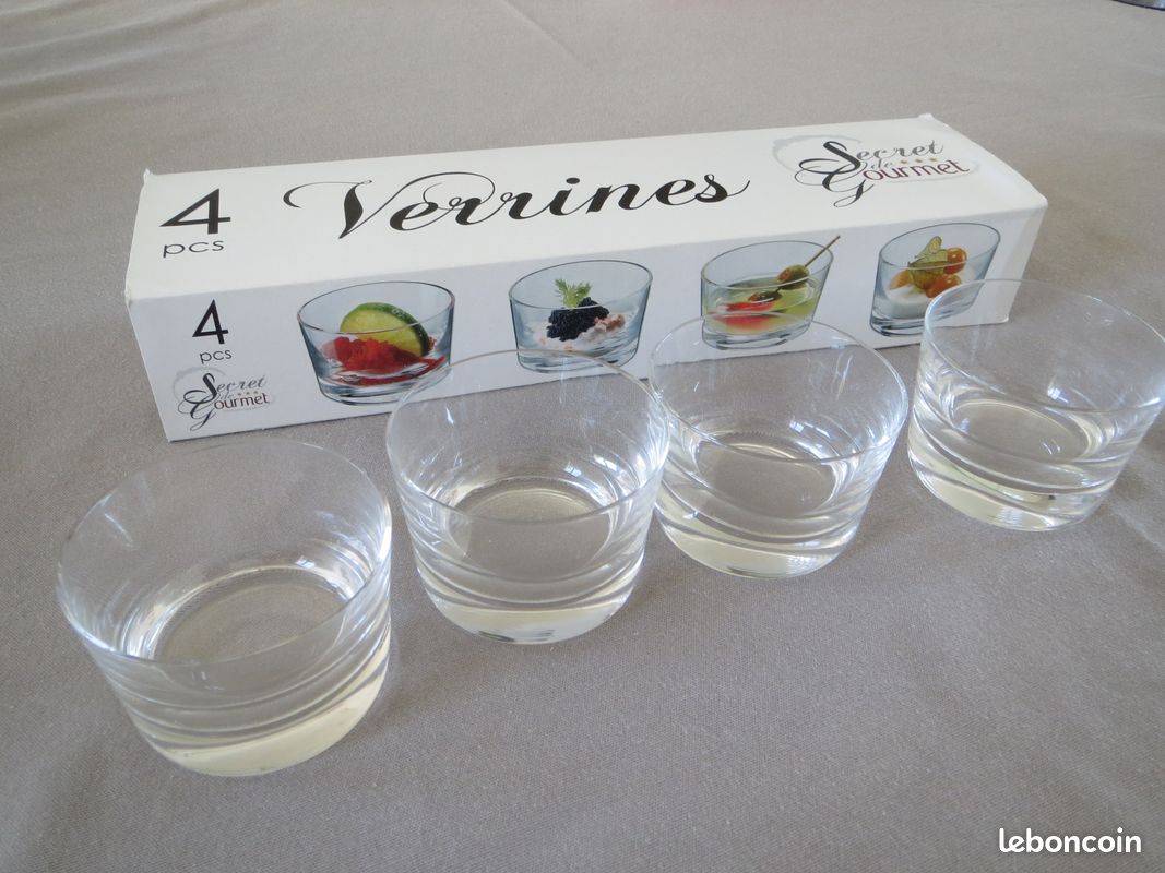 4 Verrines en verre (Secret de Gourmet) (image 1)