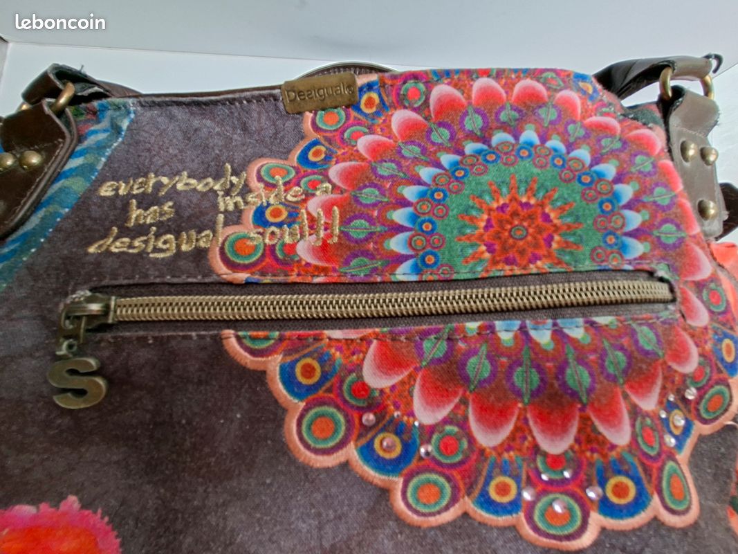 DESIGUAL, grand sac à main, avec 2 anses et bandoulière (image 6)