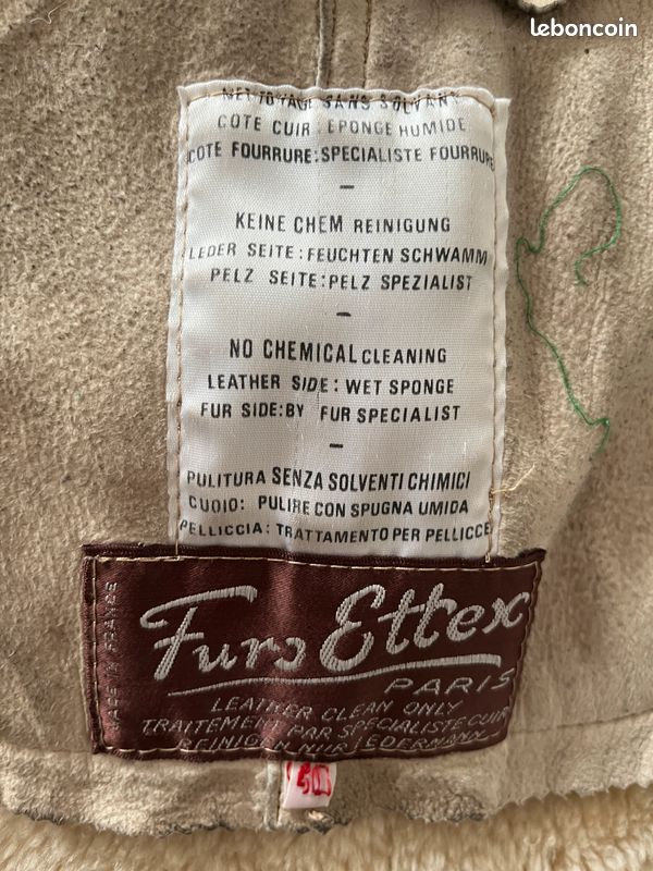 Manteau en mouton retourné Furs Ettex (image 4)