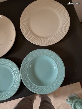 Assiette genevieve lethu grain de riz d'occasion - Arts de la table