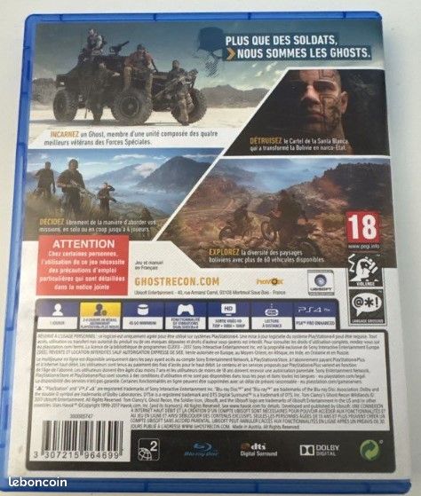 Ghost recon breakpoint - Jeux Xbox one - Sans Notice
