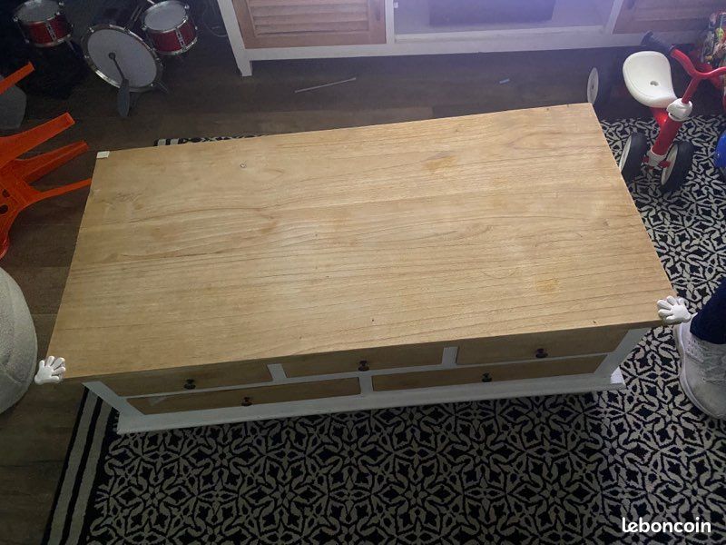 Table basse en bois (image 4)
