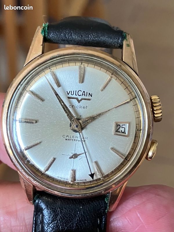 Montre Vulcain Cricket Vintage - Occasion, Mécanique à Alarme, Unisexe, Pièce Collector