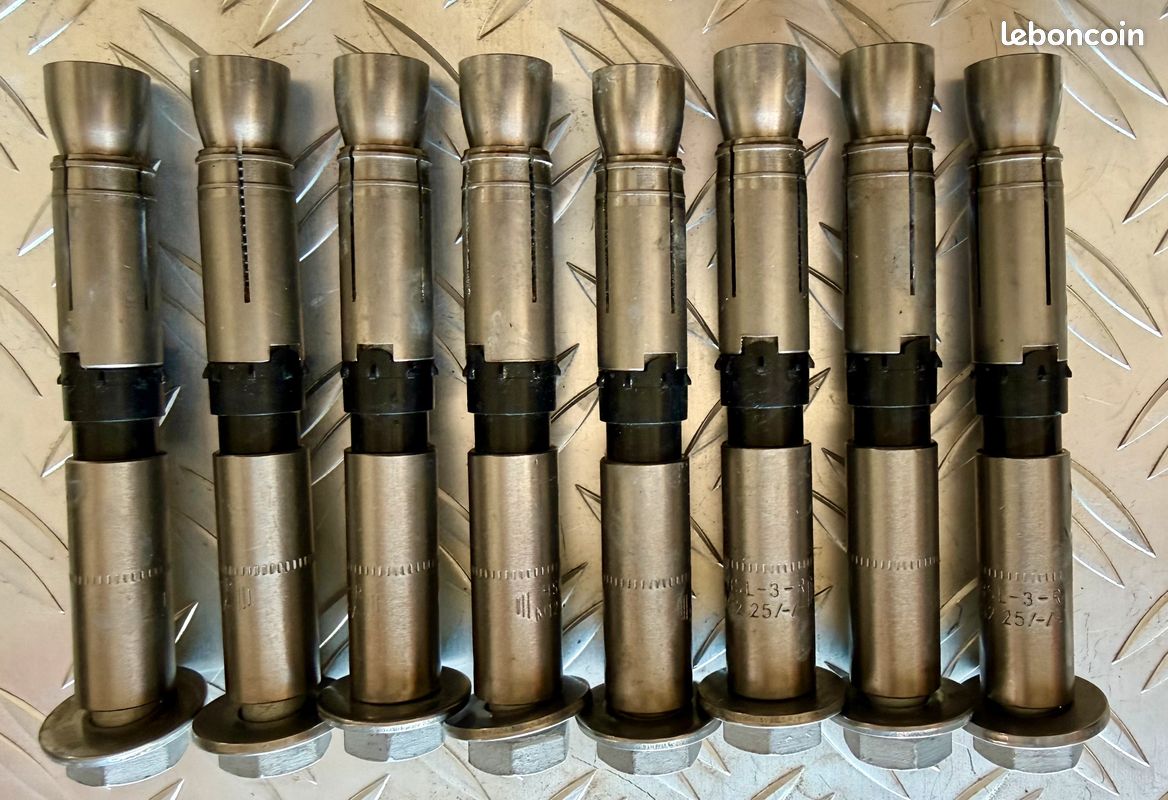 Goujons / chevilles d'ancrage inox A4 Hilti HSL M12 x 130 mm – lot 8 pcs (image 2)