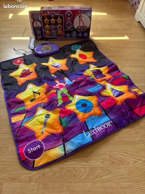 Tapis De Danse Électronique 100 Chansons – Jeux Et Fitness Pour Enfants (Violet)