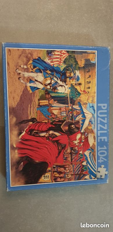 Puzzle 104 pièces Chevaliers (image 1)