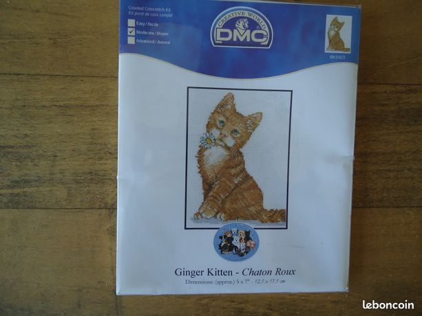 KIT POINT DE CROIX. CLOWN. NEUF. Toile Aïda EUR 3,00 - FR