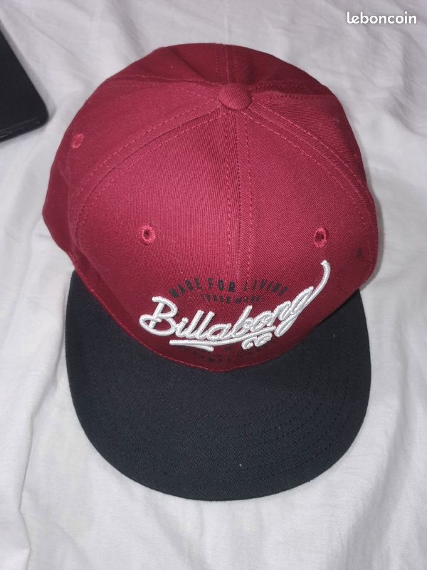 Casquette Billabong rouge et noir (image 3)