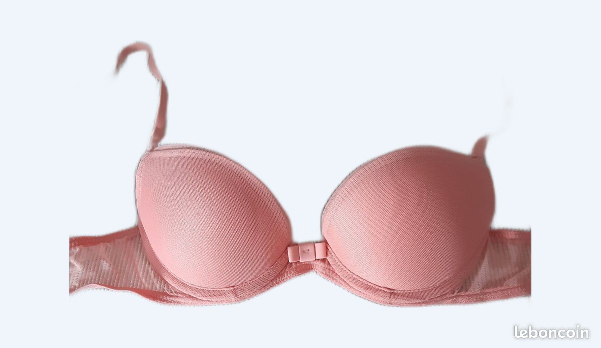 Soutien-gorge rose poudre 80A ETAM (image 1)