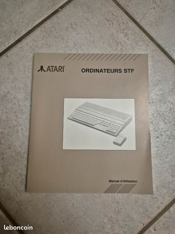 Notice / Manuel D'utilisation Atari STF - Informatique Vintage, Bon état