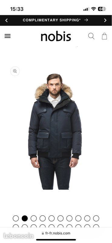 Veste bombardier Nobis saisons Vêtements