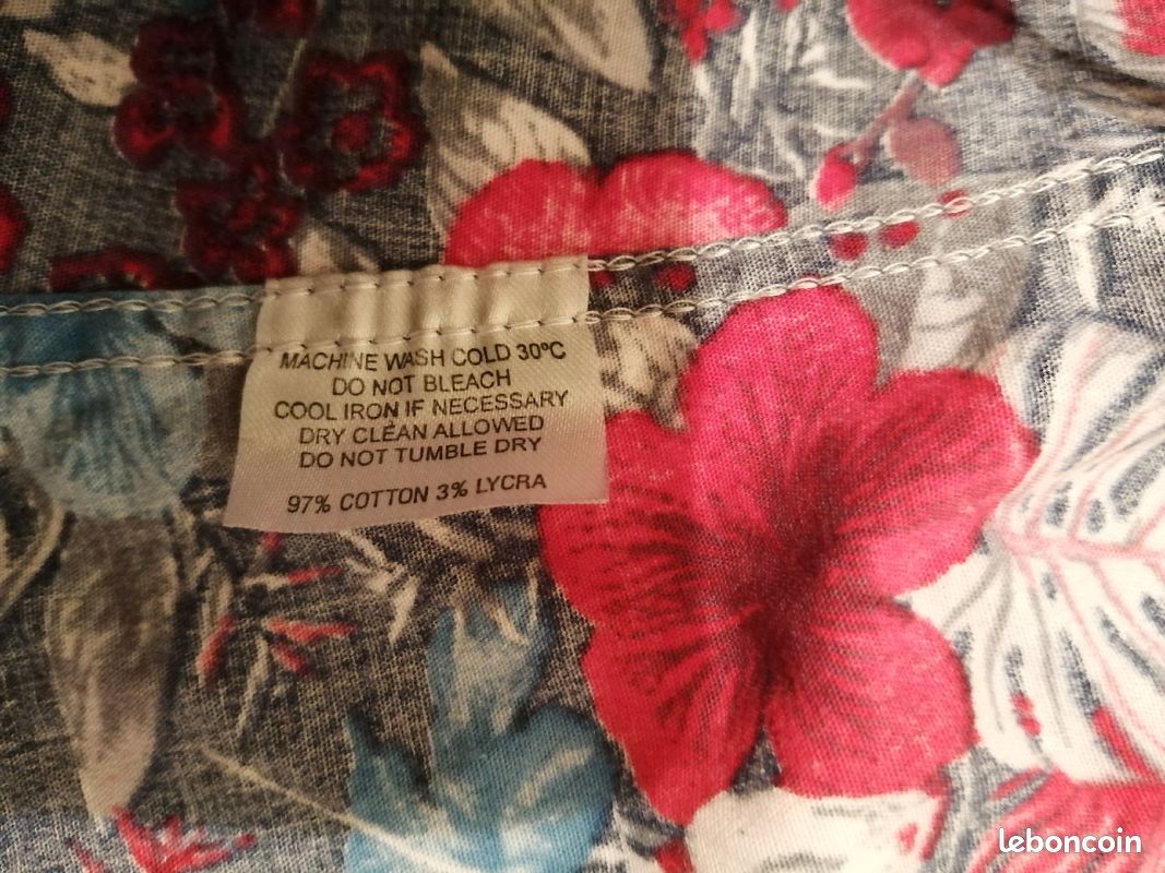 Chemisier fleuri, femme, taille 44 (image 4)