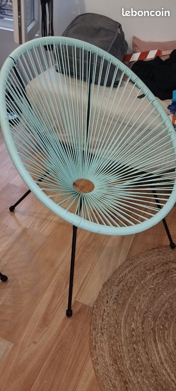 Fauteuil extérieur resine tressé (image 3)