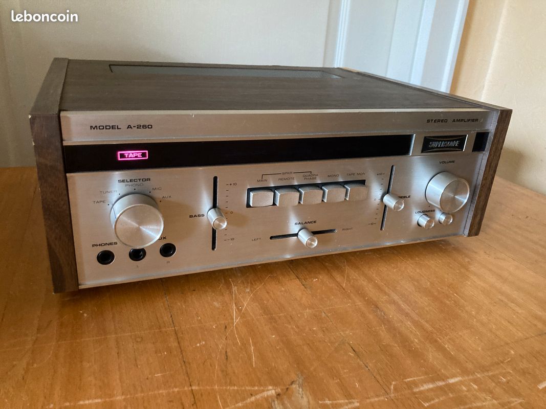 AMPLIFICATEUR STÉRÉO VINTAGE rare Marantz/Superscope A-235 EUR 90,63