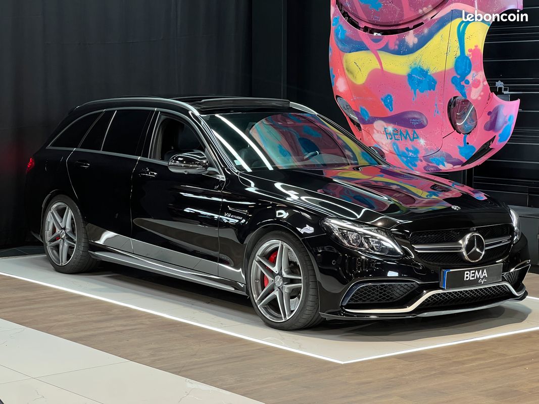MERCEDES-BENZ C63S AMG Break V8 4.0 510cv | Toit ouvrant | Échappement sport | Pack carbone | (image 1)