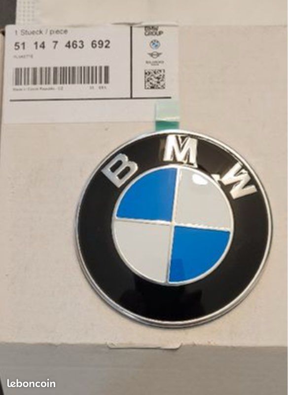 Emblème logo BMW 74 mm 82 mm (image 1)