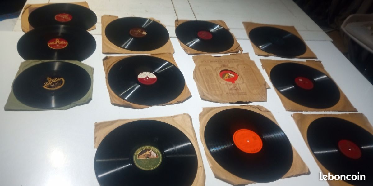 Lot de 12 vinyle très épais et pochette papier variété (image 1)