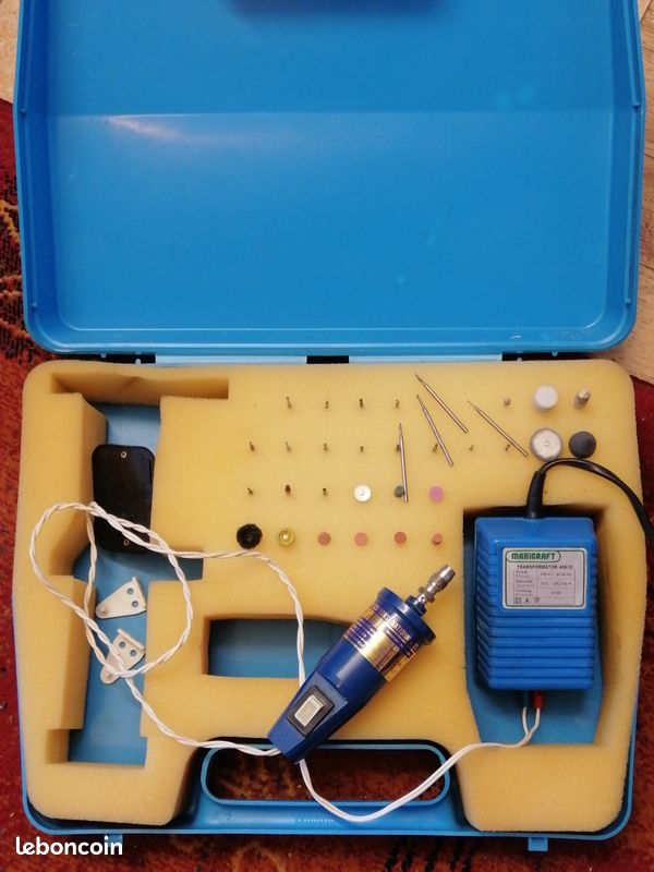 Mini perceuse de précision vintage (image 1)