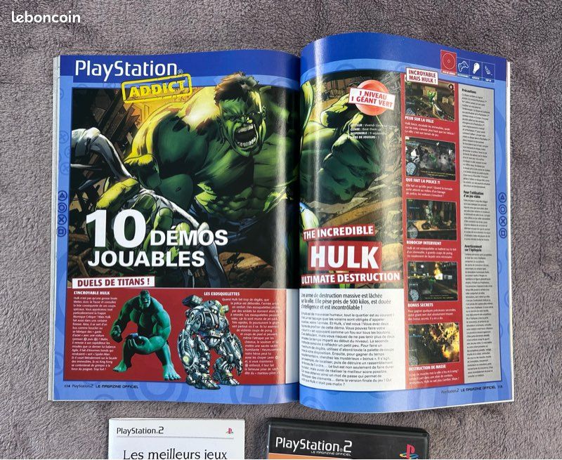 L'Incroyable Hulk - Le Jeu Vidéo Officiel - Sony PS2 - Rare - Édition France