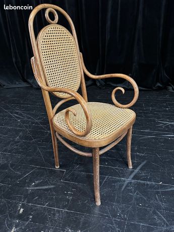 Lot De 2 Chaises De Bar Baron 85cm – Tissu Bouclette Crème Et Marron