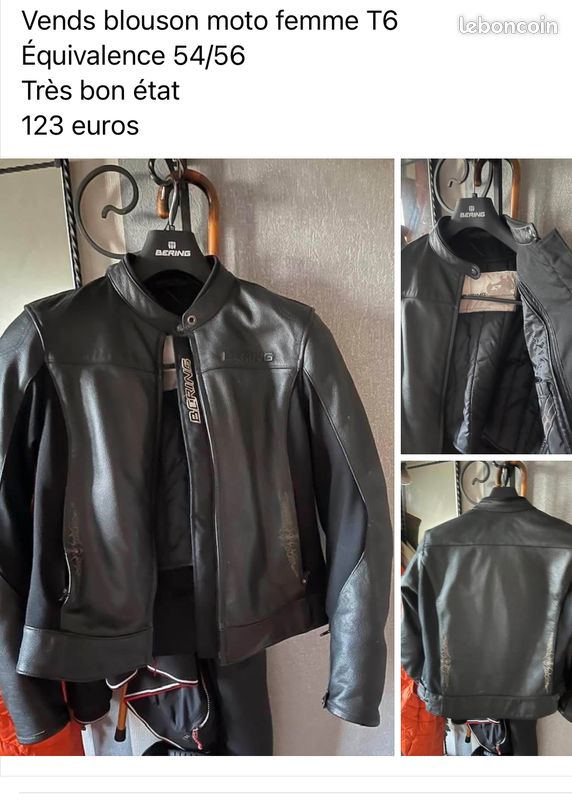 blouson moto femme