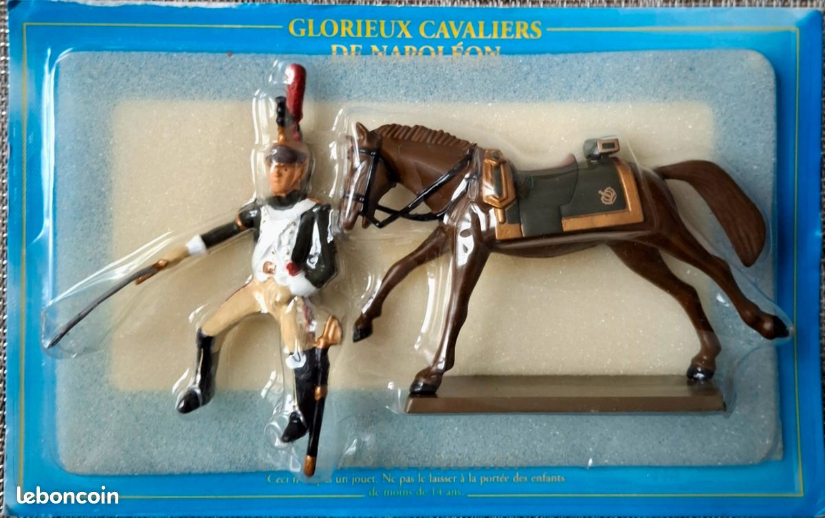 Figurine Starlux Napoléon Apprenti Des Cuirassiers + Cheval N°7 - Neuf