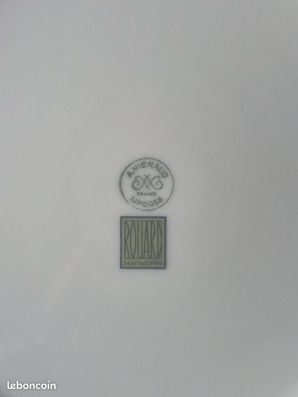 Service en porcelaine de Limoges A. Vignaud Rouard – 14 pièces (image 14)