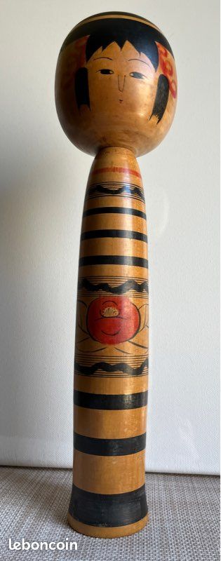 Véritables poupées japonaises Kokeshi Tsuchiyu artisanales a 39