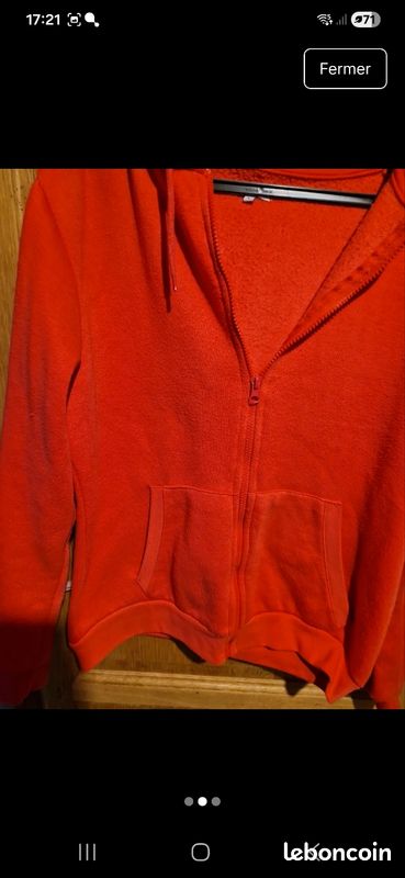 Sweat shirt taille l rose fushia u collection (image 2)