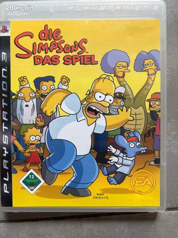 Jeu ps3 les simpsons Jeux vidéo
