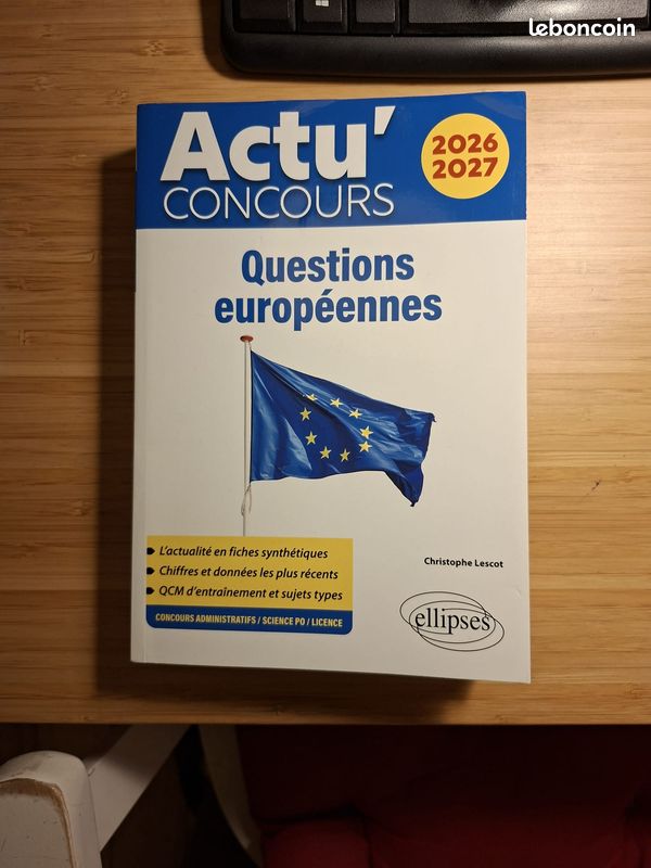 Livre concours "Questions européennes" Actu Concours (image 1)
