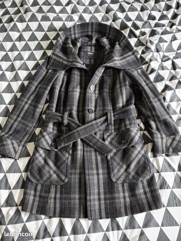 Manteau laine ESPRIT 40 (image 1)