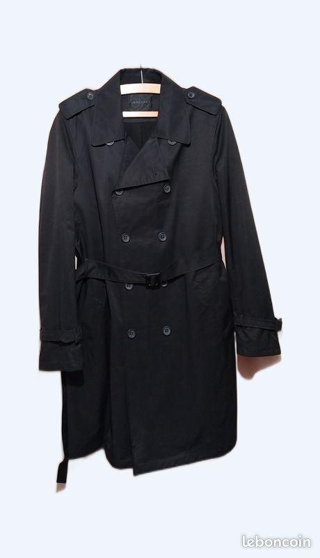 Trench homme noir 44/46 (image 1)