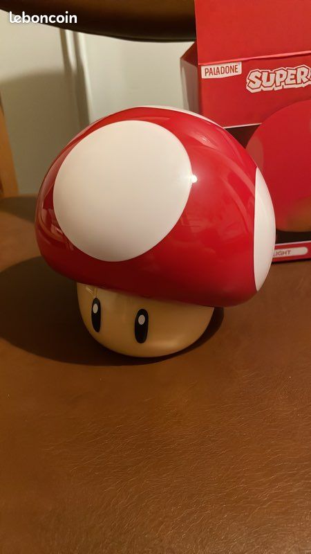 Lampe veilleuse Mario Champignon Super Mario Bros Paladone 12 cm de haut neuve en boite sans fil (image 2)