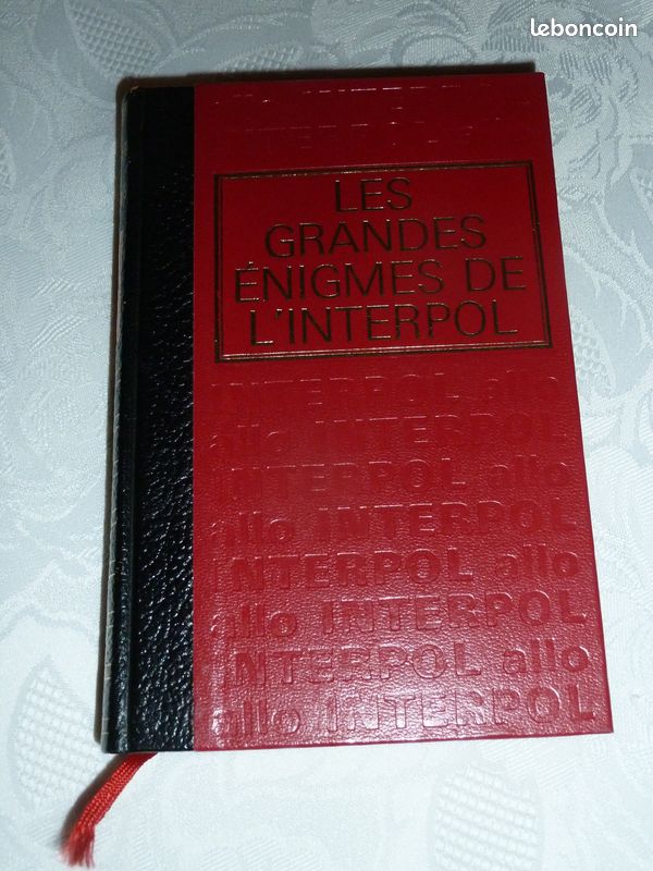 Les grandes énigmes de l'INTERPOL belle reliure (image 1)