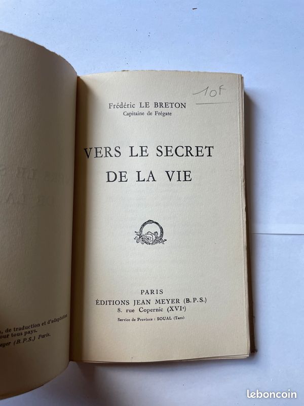 Frederic LE : VERS LE SECRET DE LA VIE... (image 2)