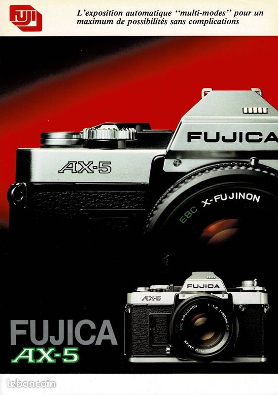 FUJICA AX-5 - EBC X Fujinon 55mm 1:1.6 DM - Photo, audio & vidéo