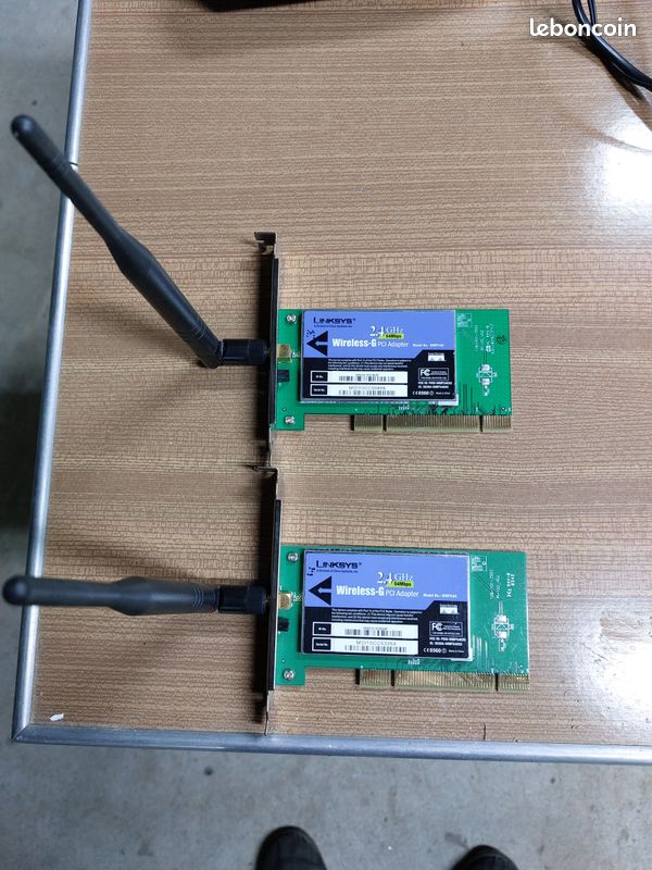 Routeur WIFI Linksys + 2 cartes réseau (image 4)