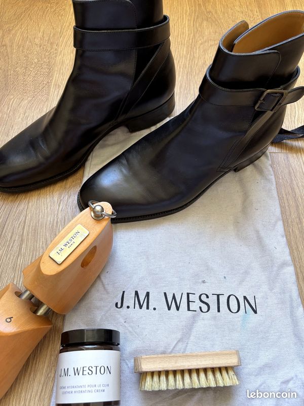 Bottines J.M. Weston Jodhpur + embauchoirs (image 1)
