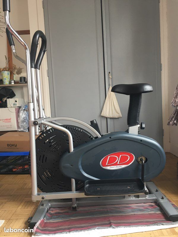 Vélo d'appartement 2 en 1 vélo + elliptique DD (image 1)