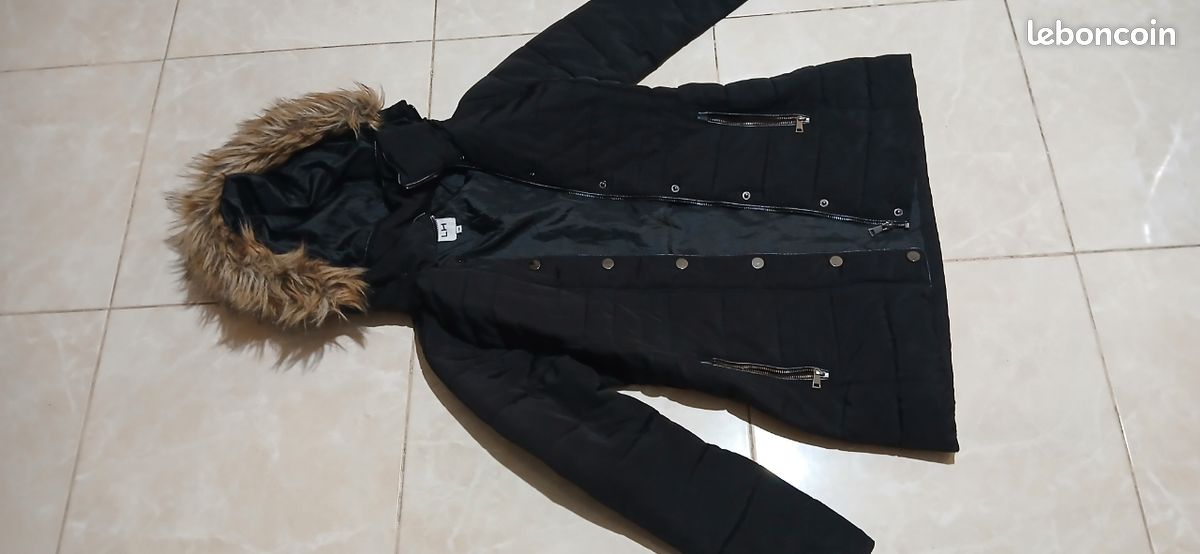 Manteau doudoune a capuche femme (image 2)