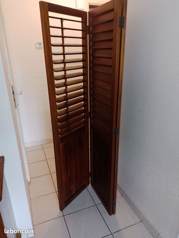 Paravent en bois exotique (image 4)